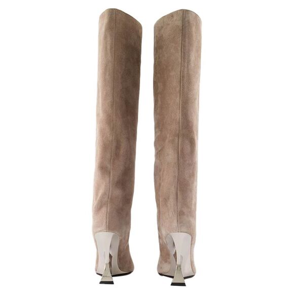 Nina Boots - Paris Texas - Leather - Beige - Picture 3 of 3